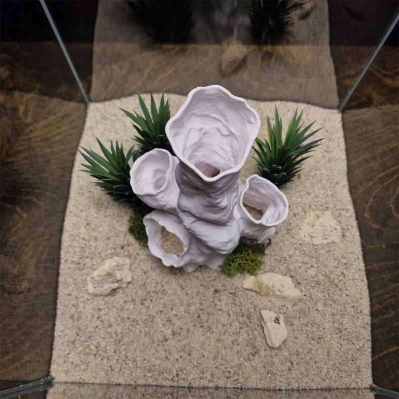 Planted Aquarium Betta - Hete Aanbieding 3D Geprint Koraal Tunnel