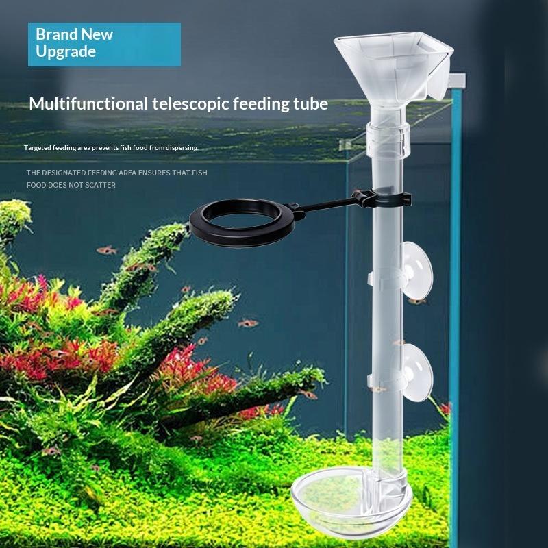 Planted Aquarium Youtube - Telescopische voerbuis voor aquariums, verstelbare acryl