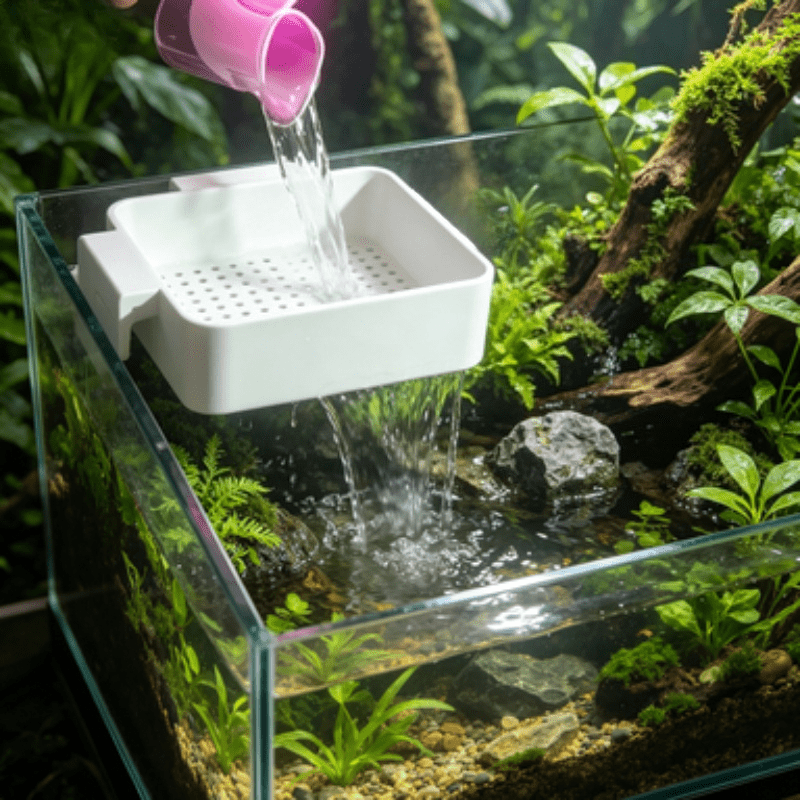 Planted Aquarium With Sand - Aquarium Water Changer Visbak Waterstroom Diffuser