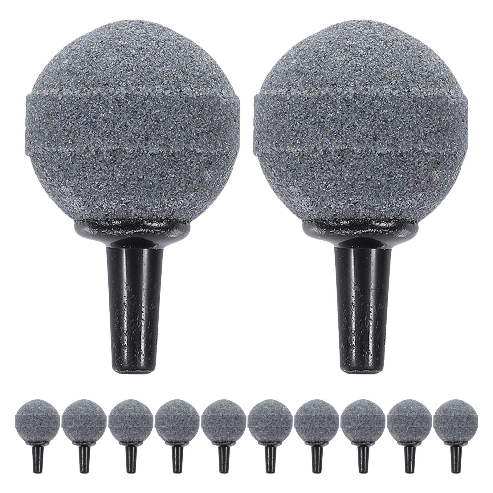 Planted Aquarium Air Stone - 12 stuks Aquarium Luchtsteen Belletjes Diffuser,