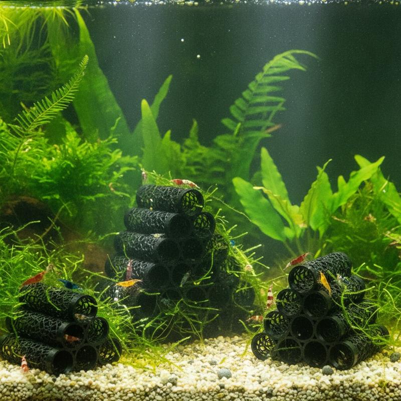 Planted Aquarium Betta - 3/6/9/10 Stuks 3D Geprinte Vis-Garnalen Schuilplaats