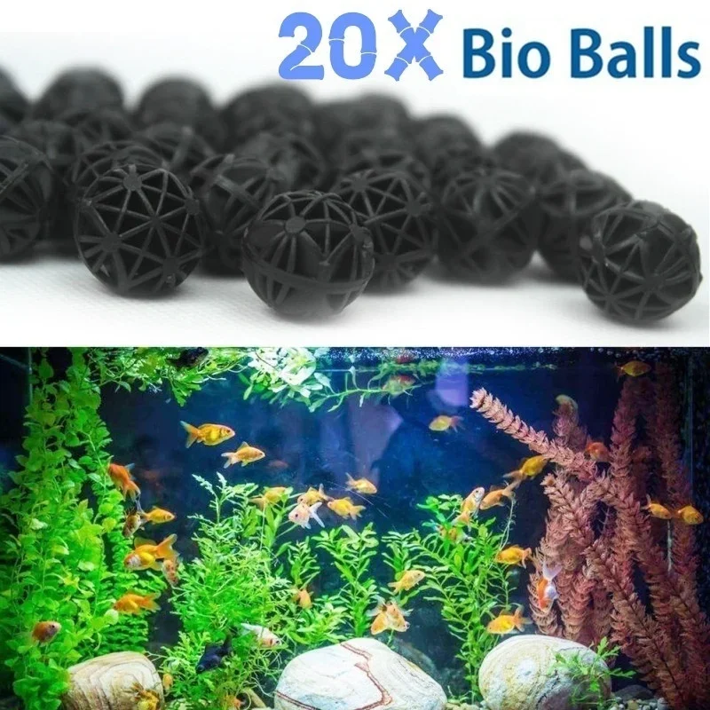 Aquarium Plant Fertilizer - 20 Stuks 16mm Aquarium Bio Ballen