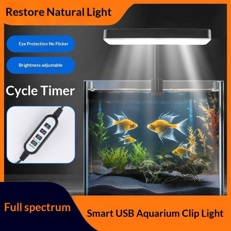 Aquarium Plant Growing - Volledig spectrum LED aquariumverlichting 360 graden